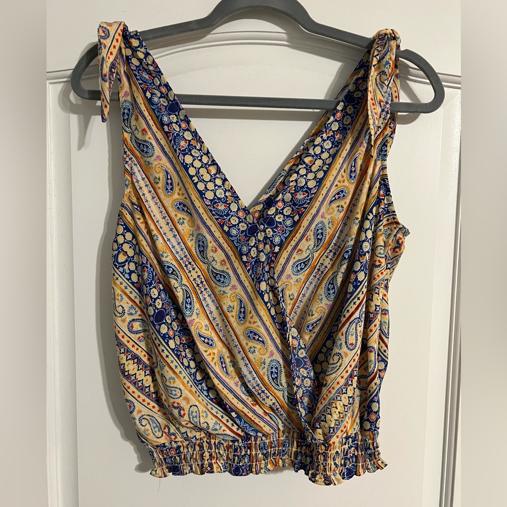 Rose + Olive tank top blouse
